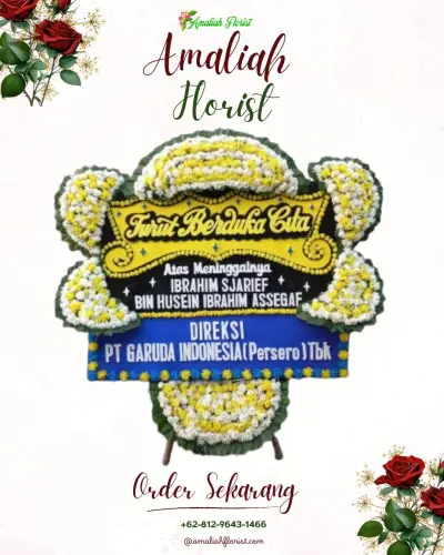 Papan Bunga Duka di Waru Sidoarjo