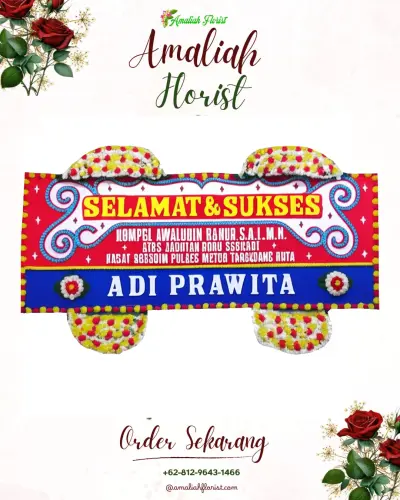 Karangan Bunga Ucapan Selamat di Waru Sidoarjo