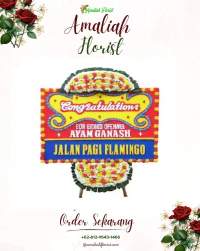 Bunga Papan Congratulation di Waru Sidoarjo